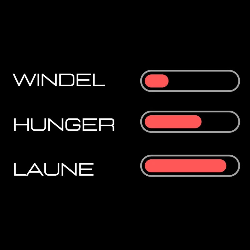 Windel - Laune - Hunger - Geschenkidee, Geschenk