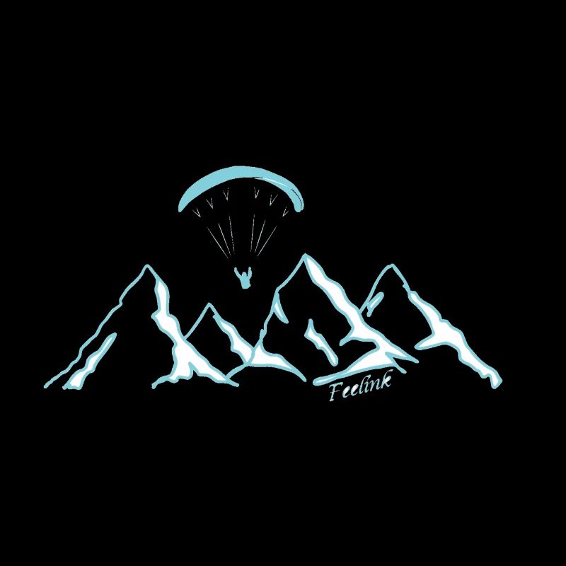 Paragliding Gleitschirm Pilot Schnee