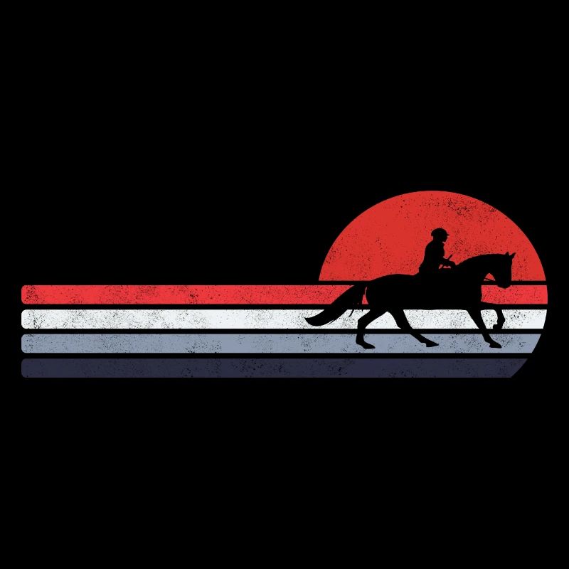 Cavalier Cavalier Cheval Vintage Rétro