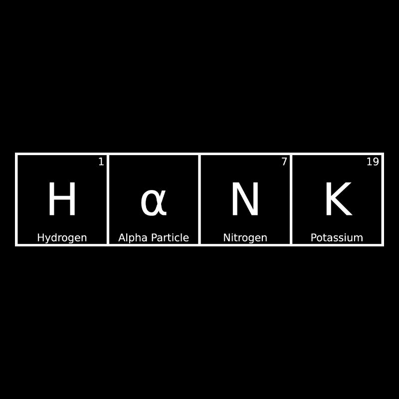 Hank Name First Name Chemistry Periodic Table Elements
