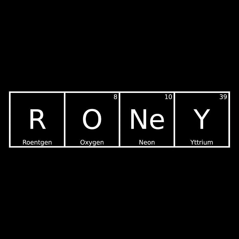 Roney Surname First Name Chemistry Periodic Table Elements