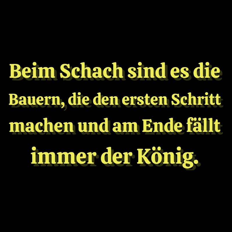 Bauer Protest König fällt