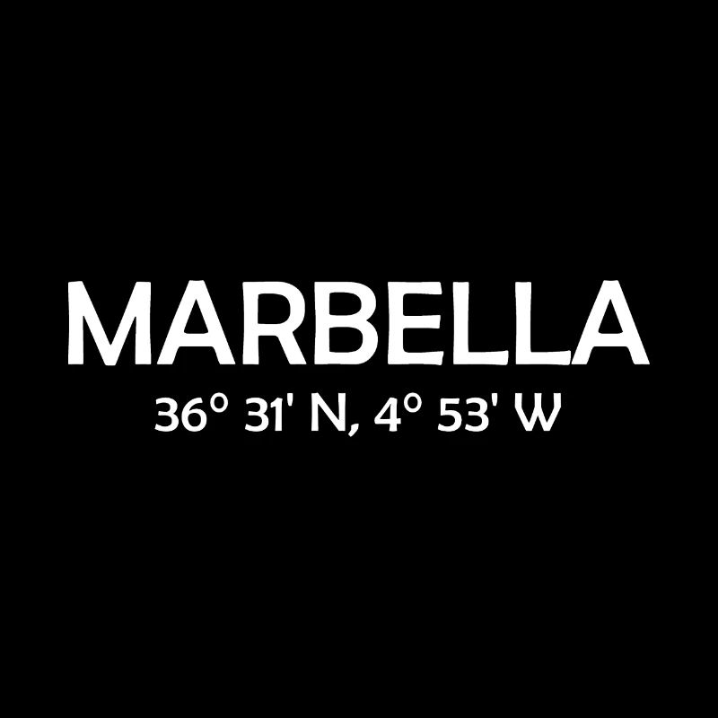 Marbella Coordinates Espana Spain Spainen