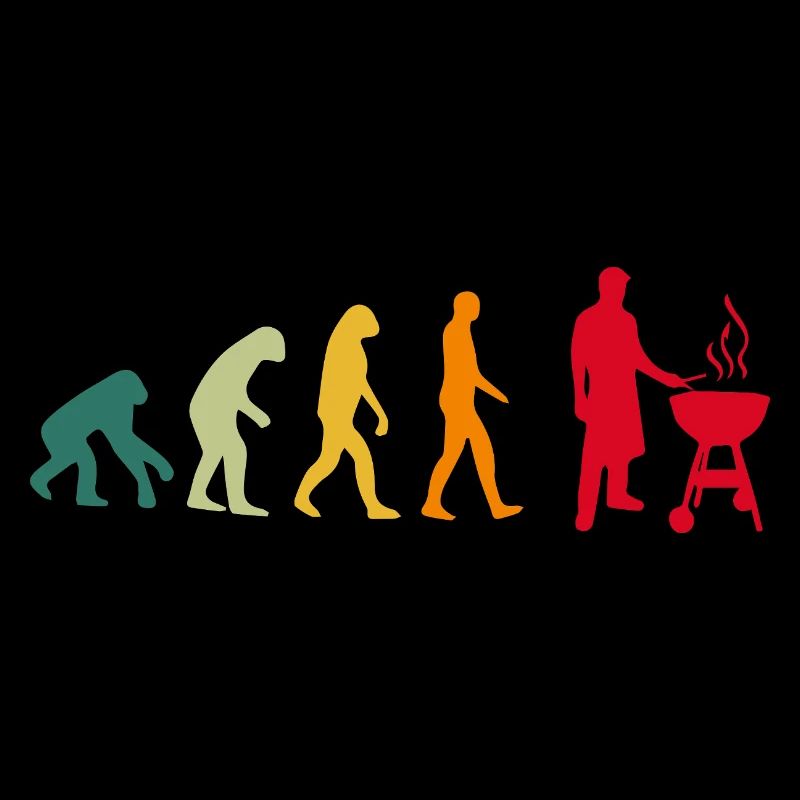 Grillen Evolution lustig