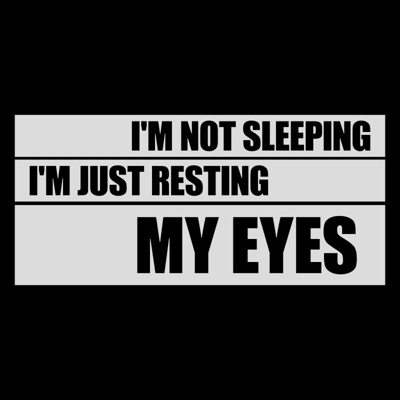 im not sleeping Quote