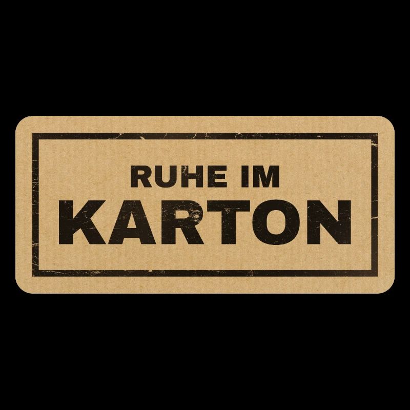 Ruhe im Karton