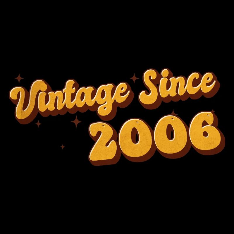 Vintage since 2006 17 Years Old - Groovy 17th