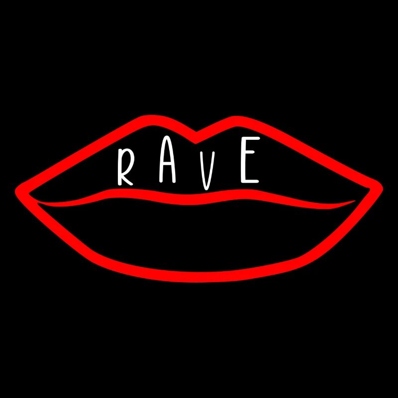 Rave-Lippen