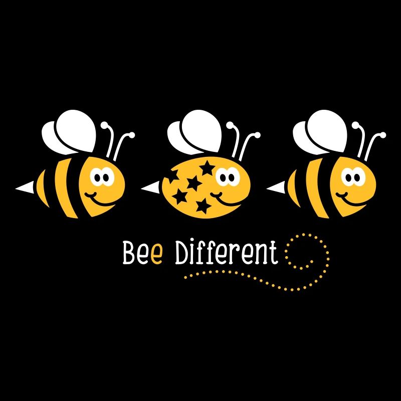 Be different - be yourself - Biene - Bee - 2C