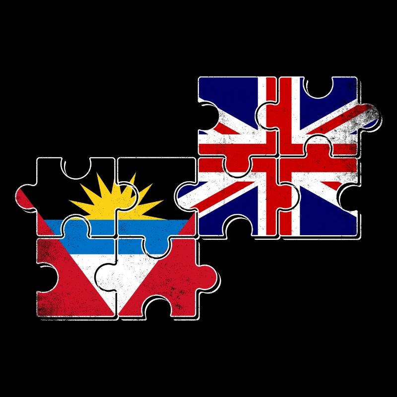 Antigua and Barbuda Great Britain Flag