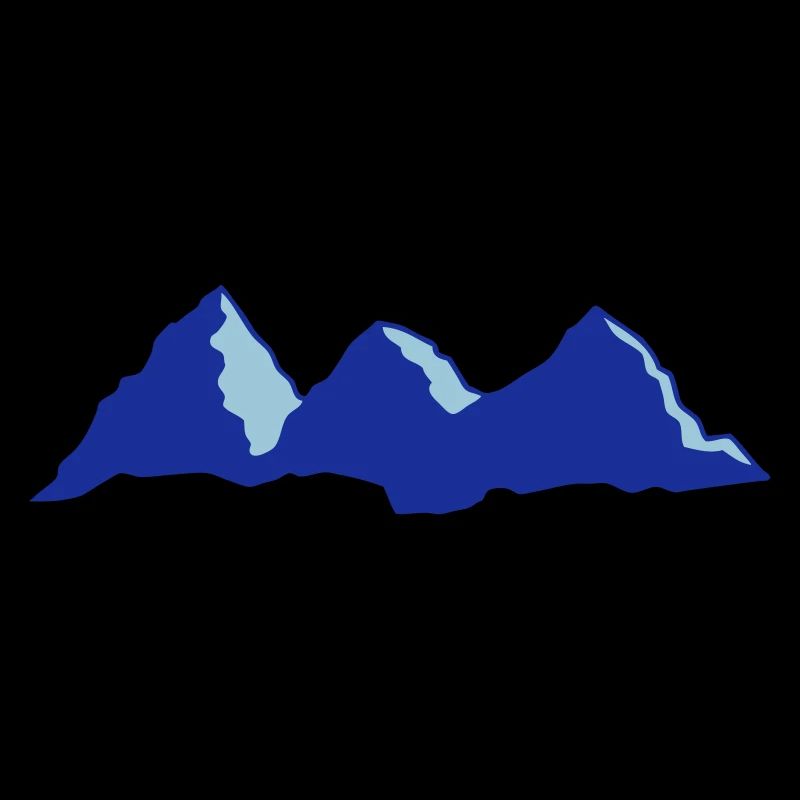 mountain highlander drawing vector
