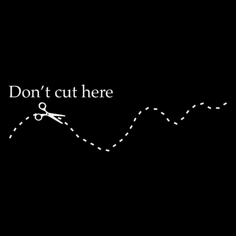 Ne pas découper - couture - humour