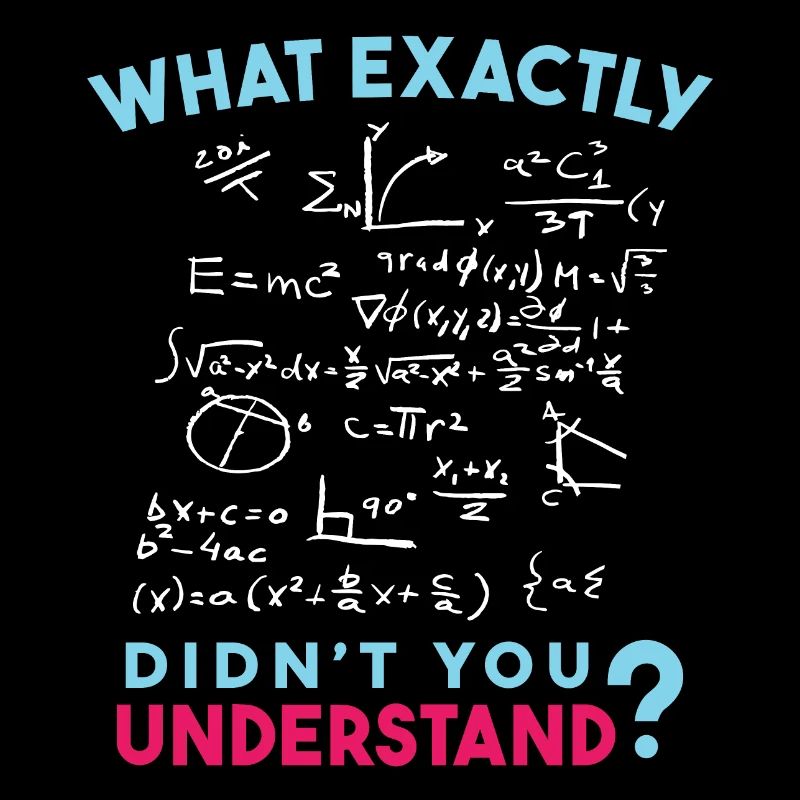 Physique Math Formule Blague