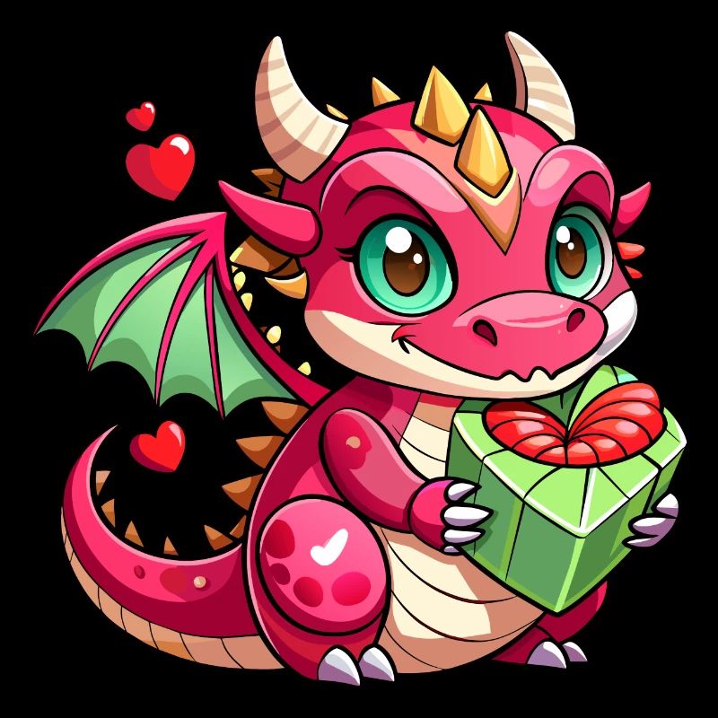 Dragon coloré