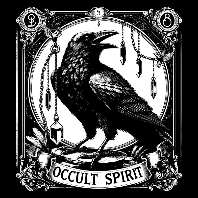 Okkulter Geist Rabe Pendel 2
