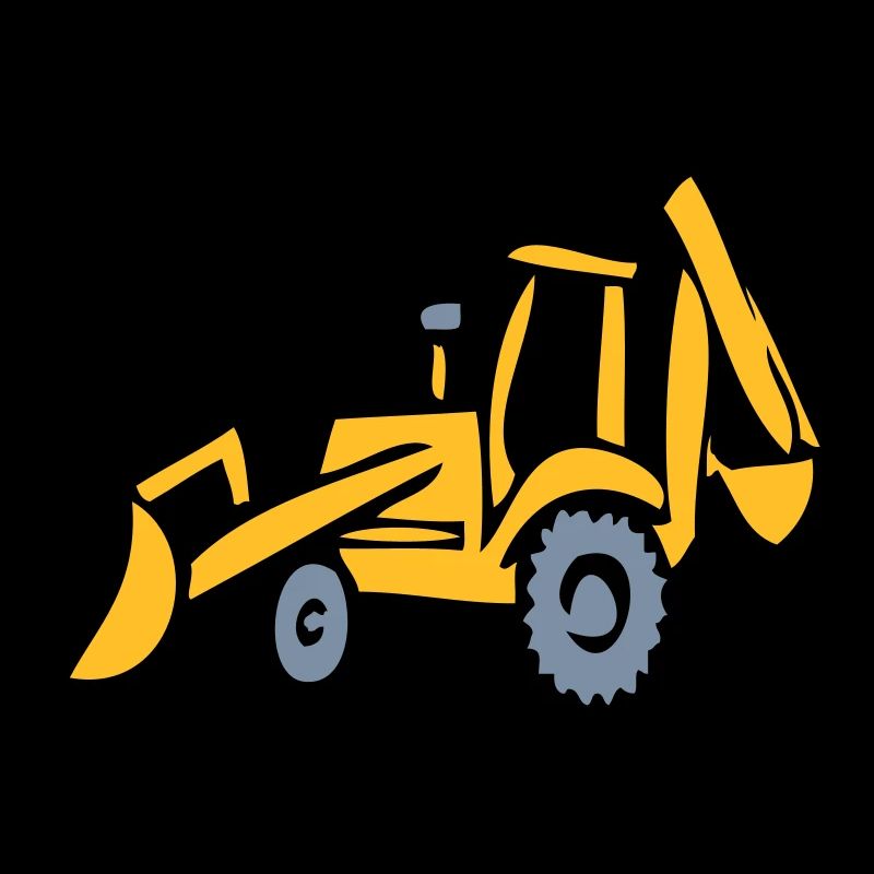 Excavator, wheeled loader, crane, building site,