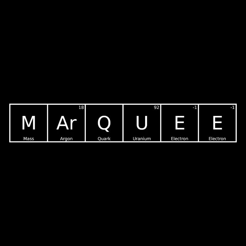 Marquee Surname First Name Chemistry Periodic Table Element