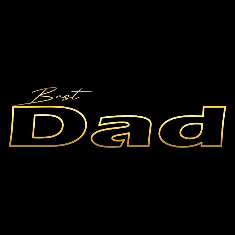 Best Dad gold