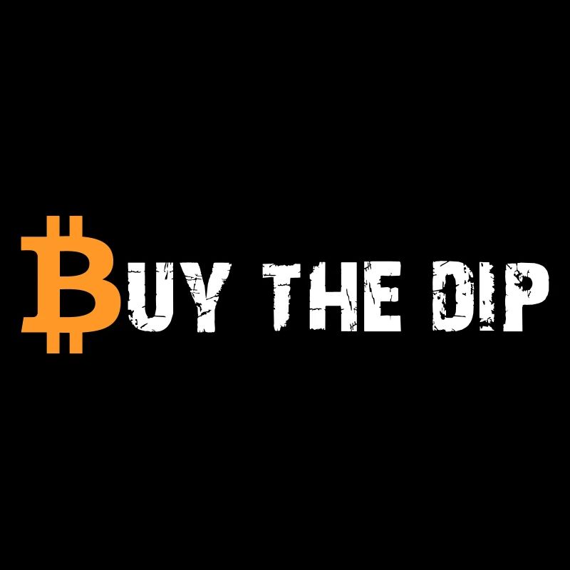 Bitcoin Crypto Vintage Dip Statement