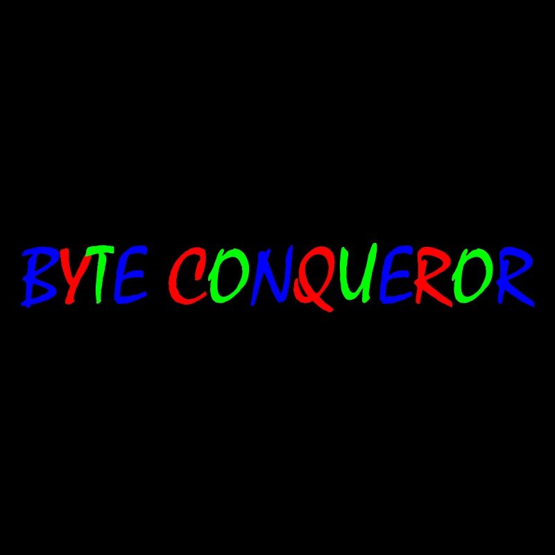 Byte Conqueror – Colorful Typography