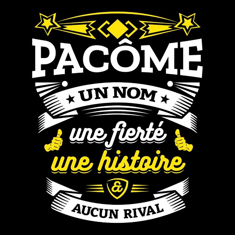 PACÔME UN NOM UNE FIERTÉ AUCUN RIVAL