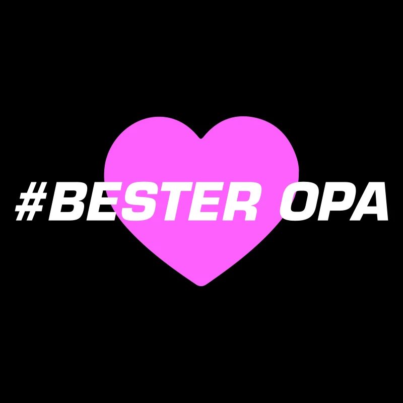 Bester Opa Herz Liebe