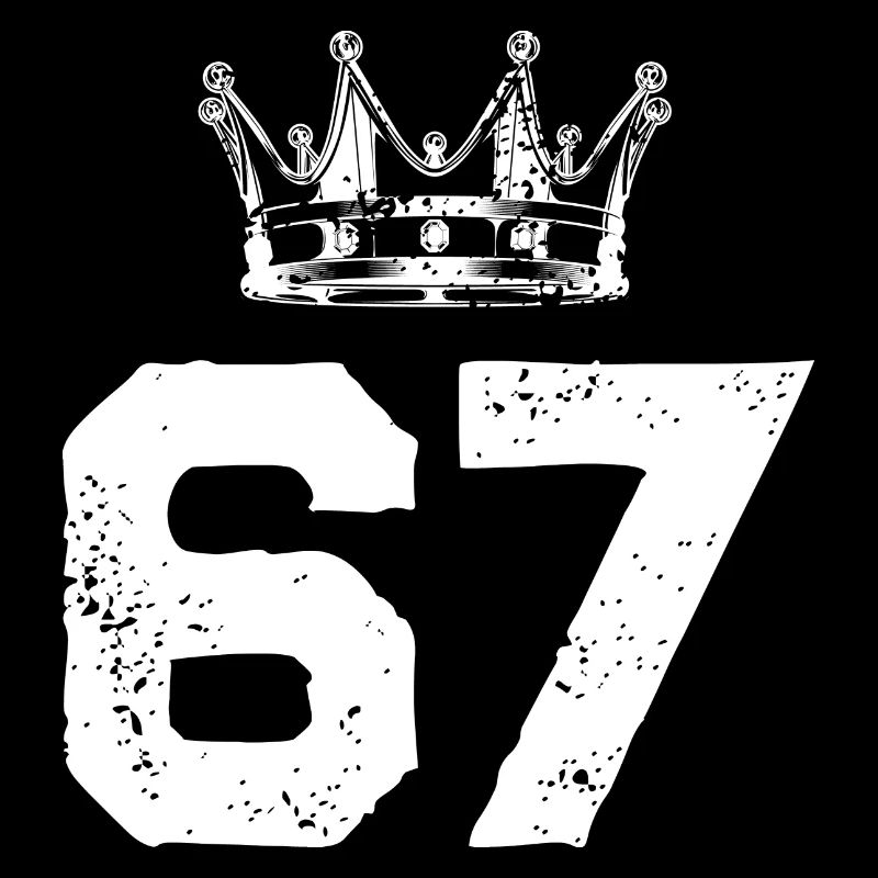 67 Number crown