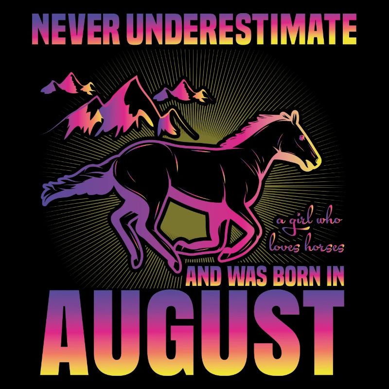 Dieses Mädchen liebt Pferde | August