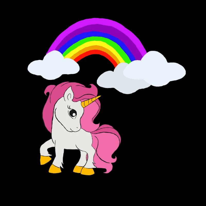 Einhorn Regenbogen Mädchen Unicorn Tochter