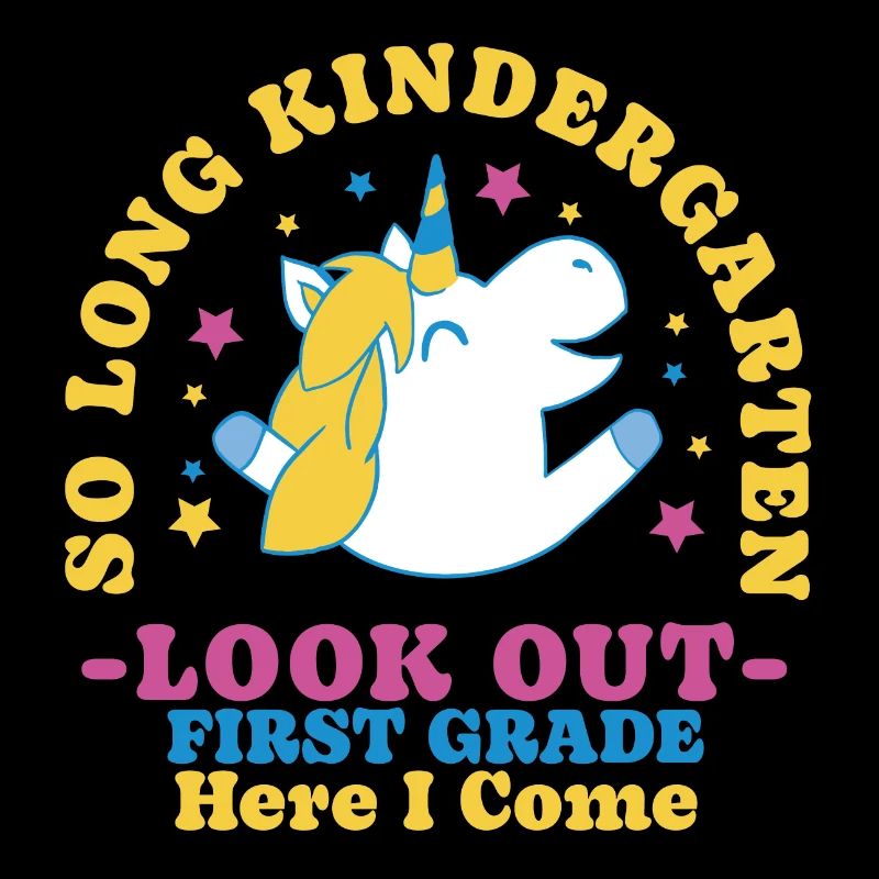 Einschulung Einhorn Tschüss Kindergarten