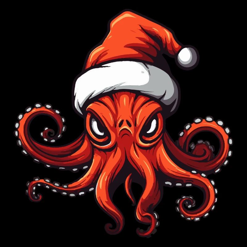 Octopus Octopus Christmas Animal