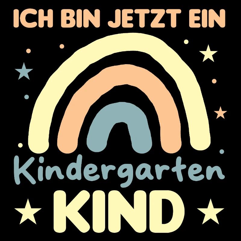 Kindergartenkind Regenbogen Ich bin jetzt im