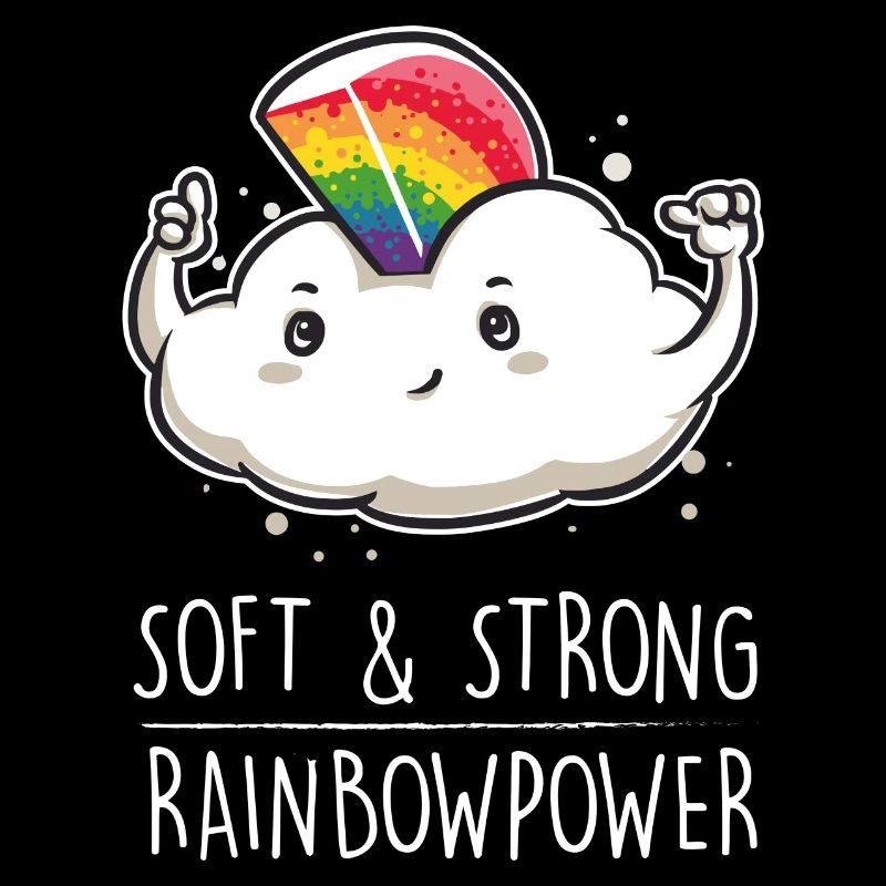 Rainbow cloud creative gift funny power