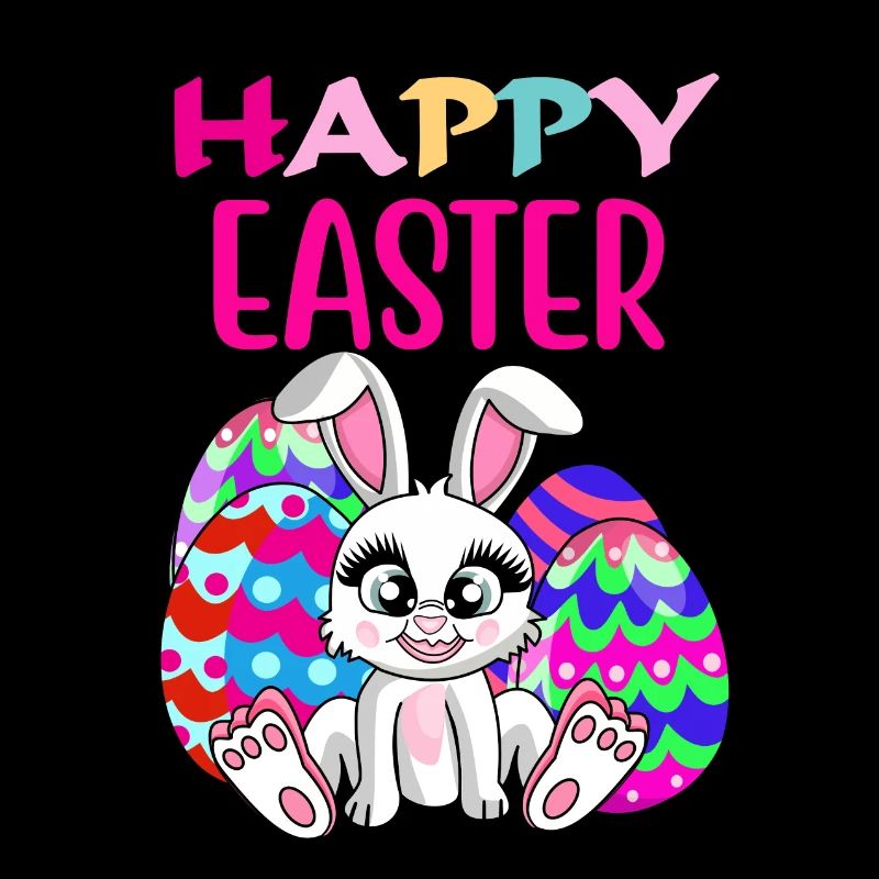 Happy easter, Easter bunny, Easter eggs, sayings