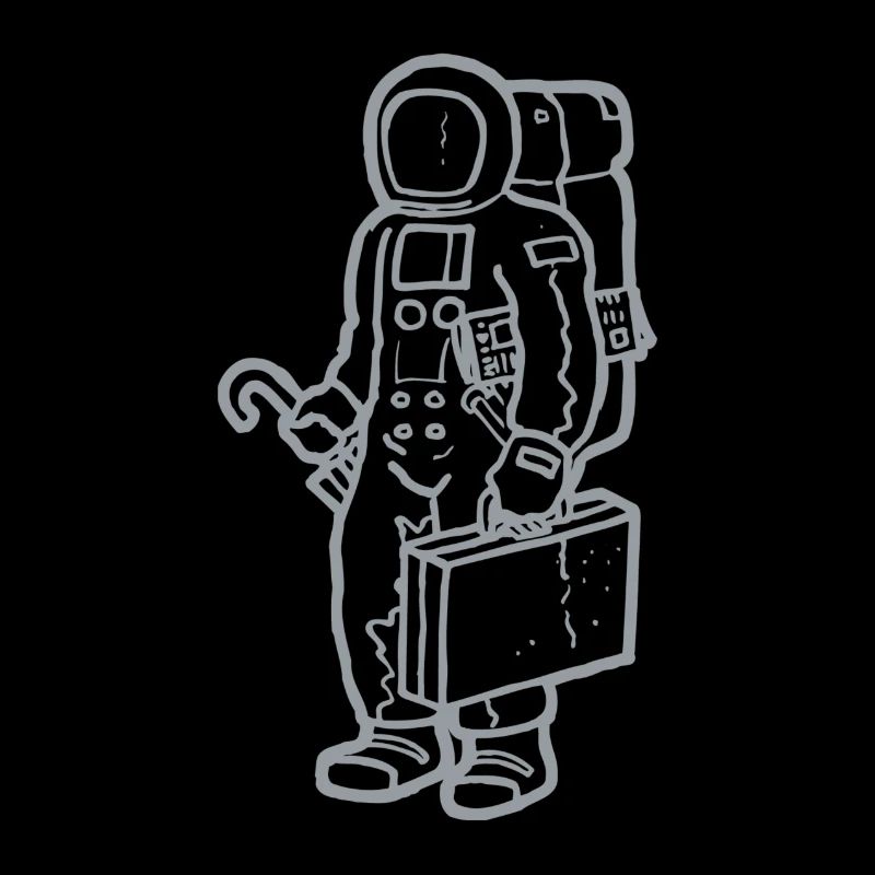 Spaceman in silver 2