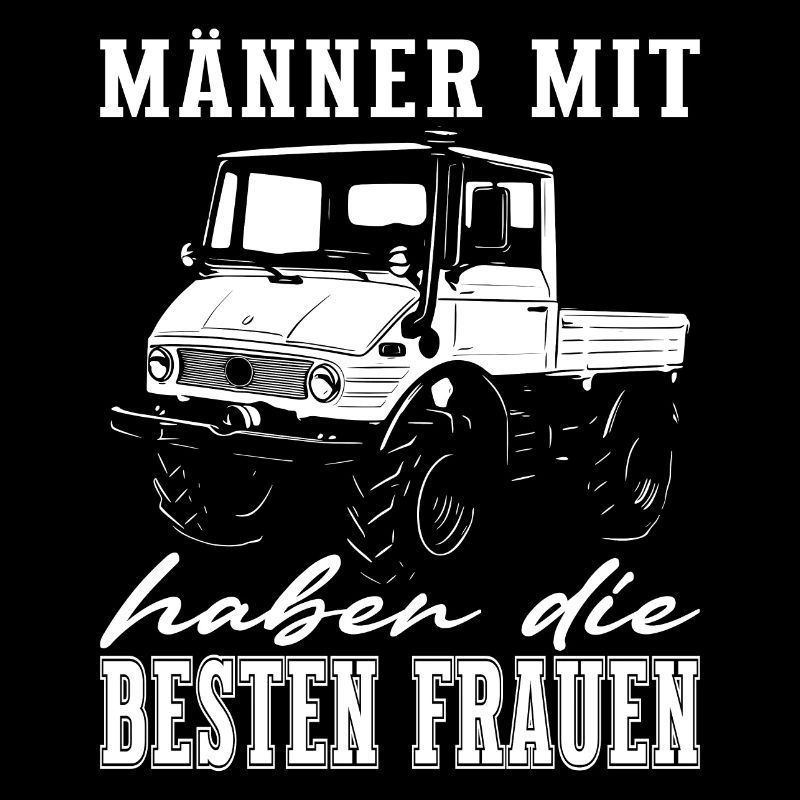 Männer mit Unimog - Offroad - Universal Motorgerät