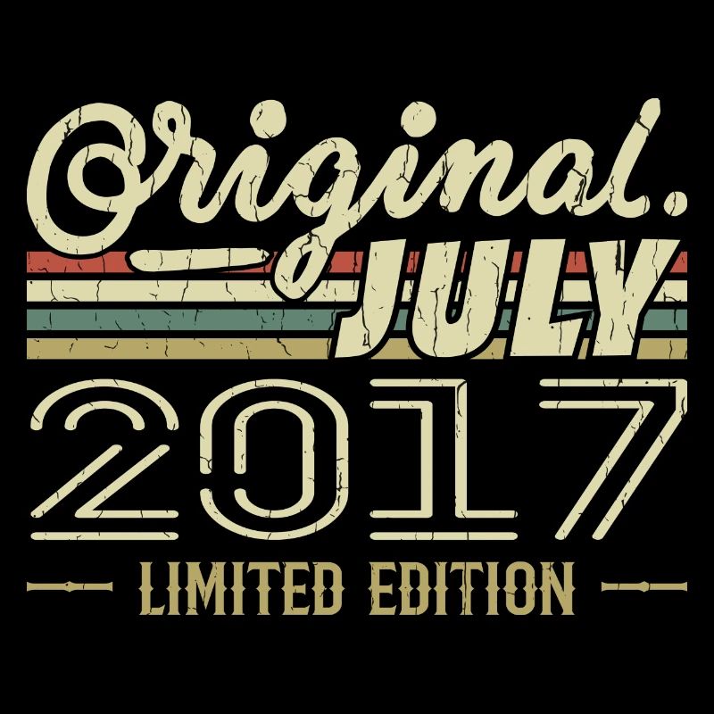 Juillet 2017 Original Cadeau Anniversaire 2017