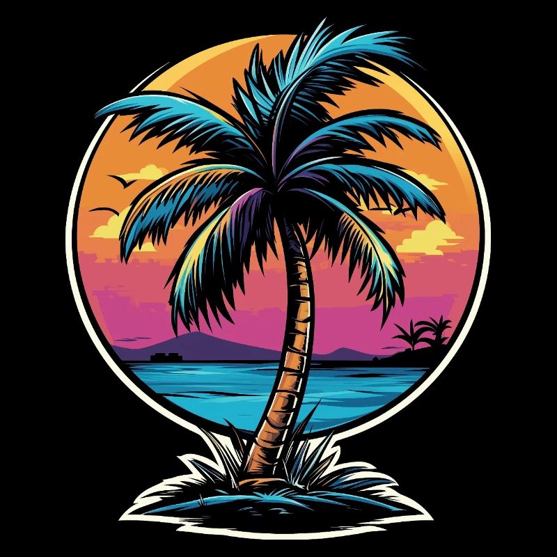 Retro palm