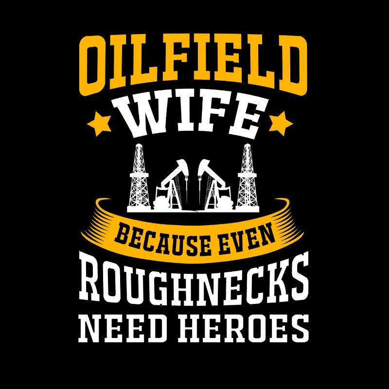 Ölfeld Ehefrau Bohrinsel Ölbohrinsel