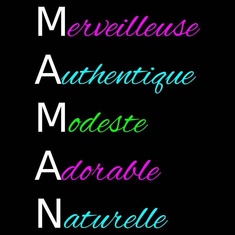 Maman merveilleuse authentique modeste adorable