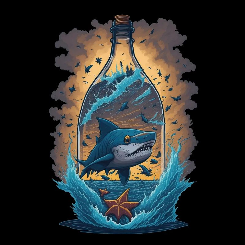 Bouteille de requin