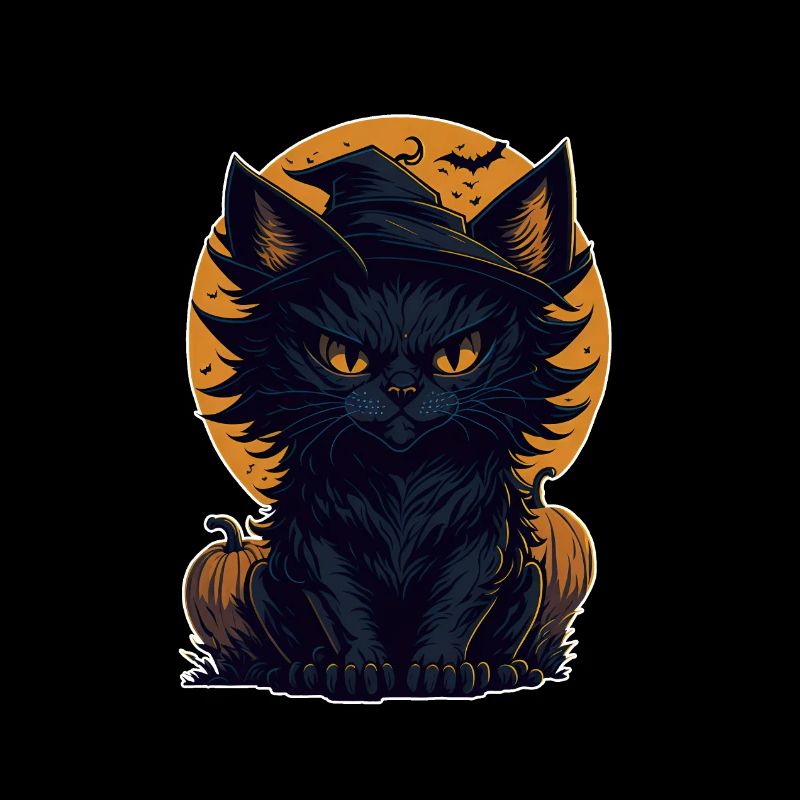 Cat Black Cat Halloween