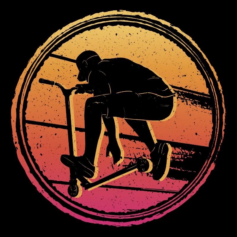 Cascade Roller Roller Tricks Pédale Scooter Stunt Scooter