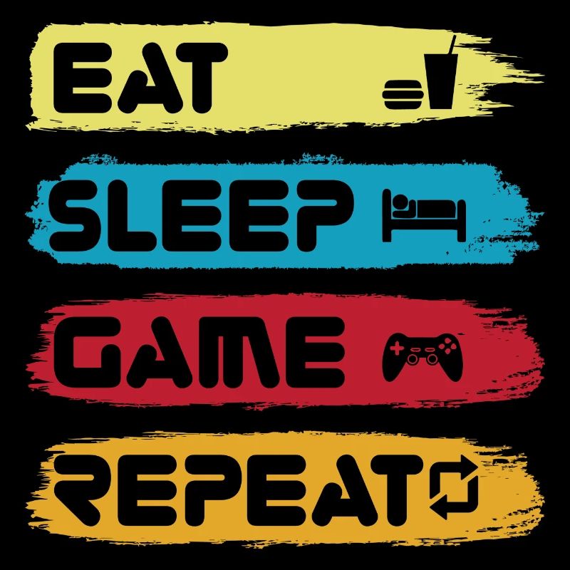 Manger le jeu de sommeil Répéter