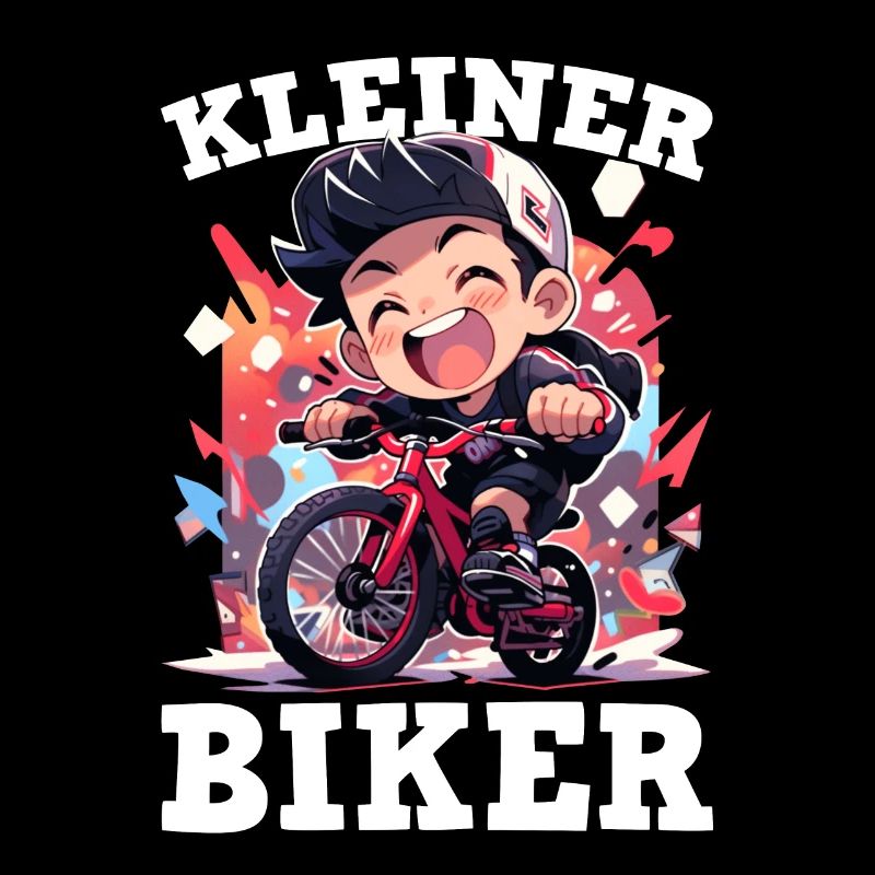 Biker Junge