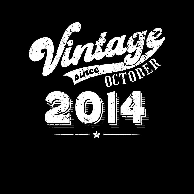 Vintage since October 2014 Birthday Gift