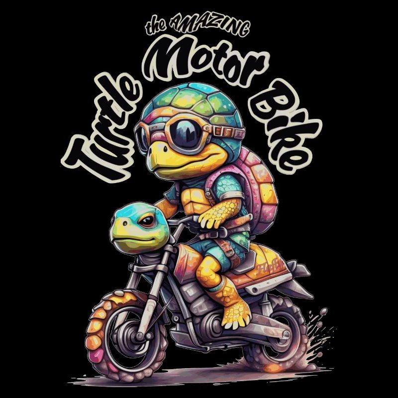Biker turtle - 2