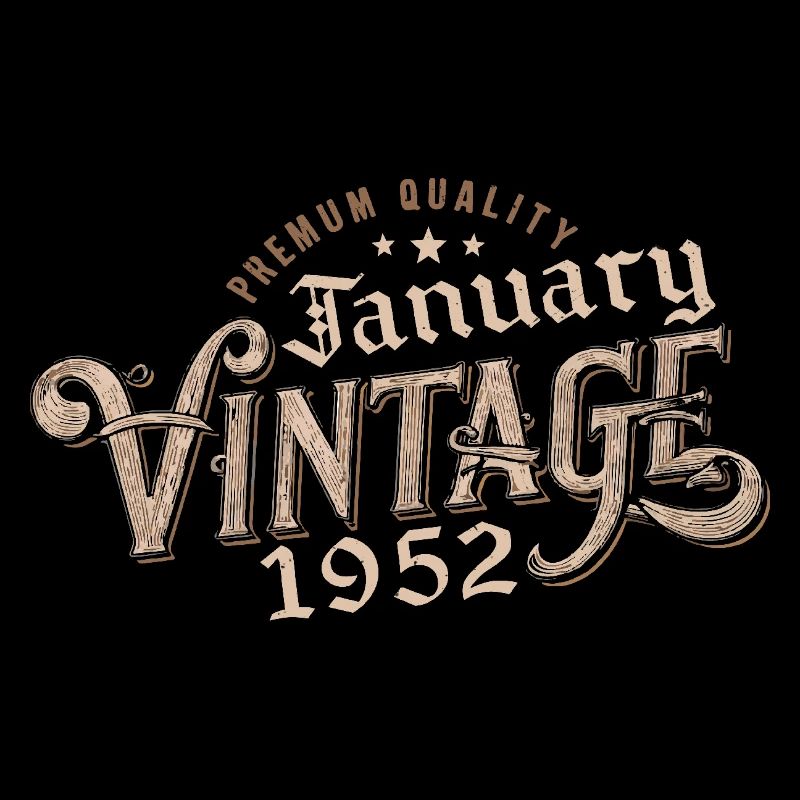 Janvier 1952 | 1952 Janvier Vintage Anniversaire