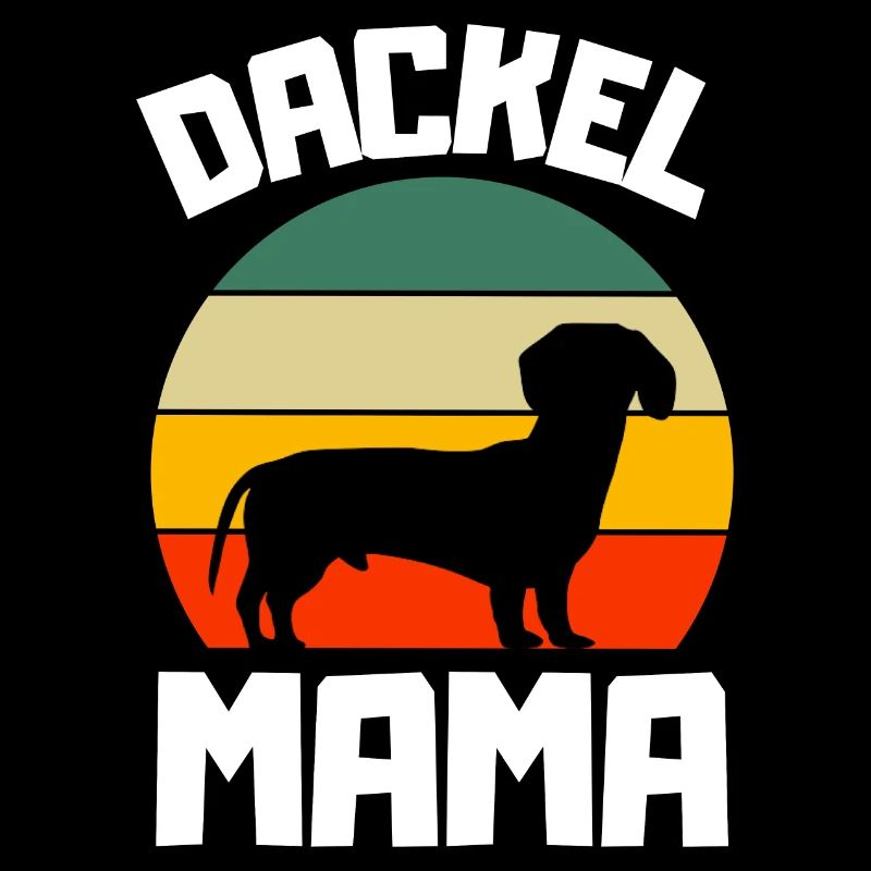 Maman teckel rétro