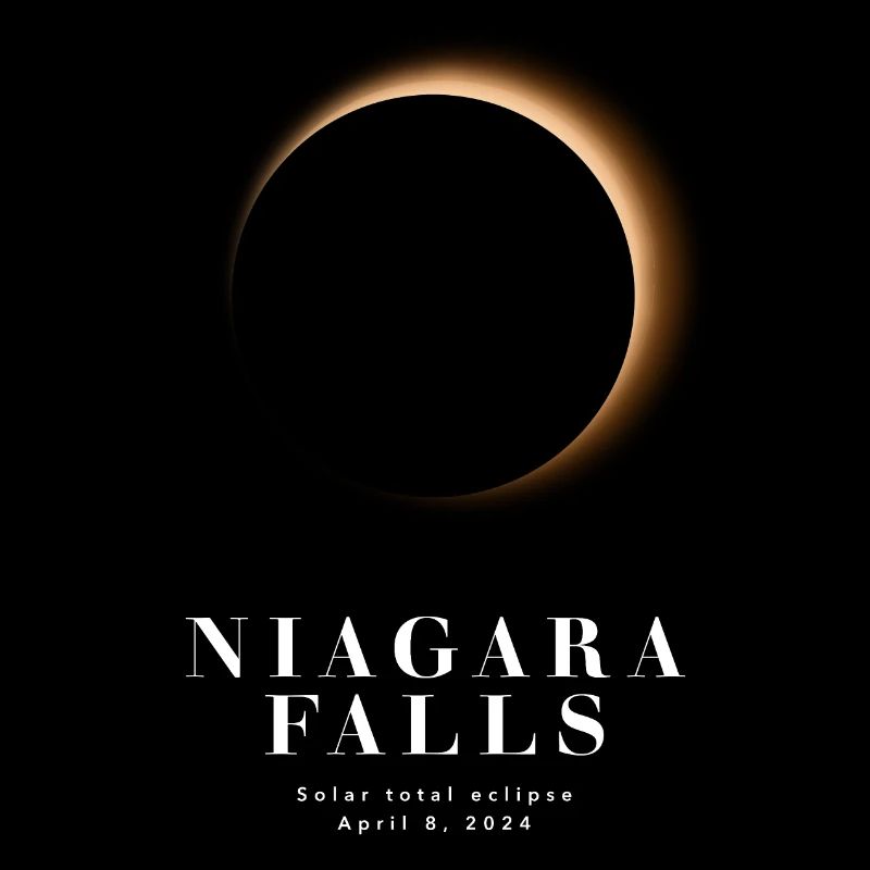 NIAGARA FALLS TOTAL SOLAR ECLIPSE 2024